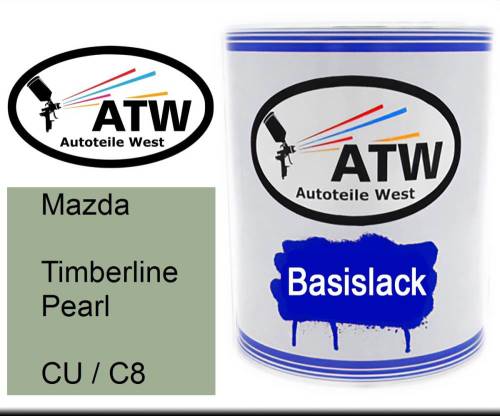 Mazda, Timberline Pearl, CU / C8: 1L Lackdose, von ATW Autoteile West.